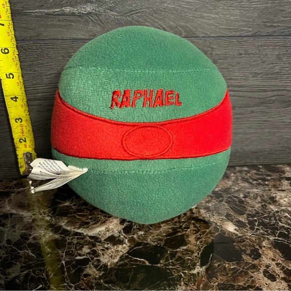 Teenage Mutant Ninja Turtles RAPHAEL HEAD BALL Plush Stuffed Animal - Picture 3 of 6